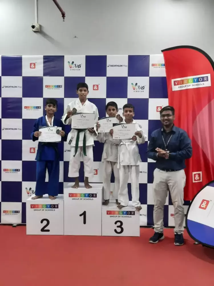 3rd Prize in Inter School Judo Competition- Mst. Ajay Pal of Std.VI B